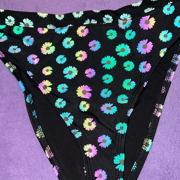 NWT UV Reactive High cut Rave Bottoms - Picture 2 of 10
